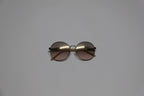 Burberry 3094 Gradient Round Sunglasses in Brown Metal