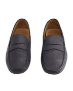 Men's Tod's Gommino Driving Shoes in Navy Blue Leather
