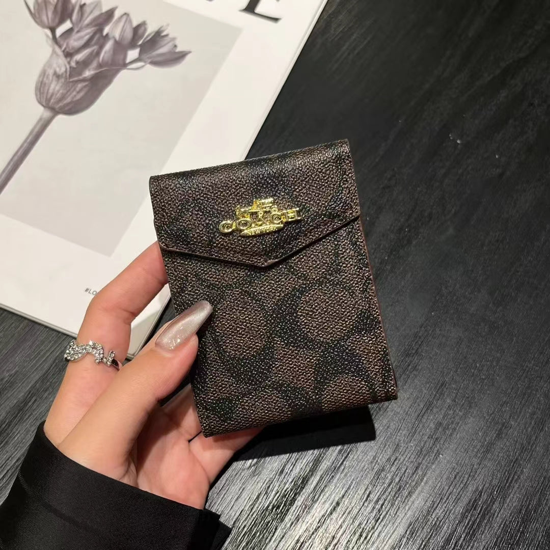 Luxury MK & CO -Inspired Monogram Card Holder Wallets