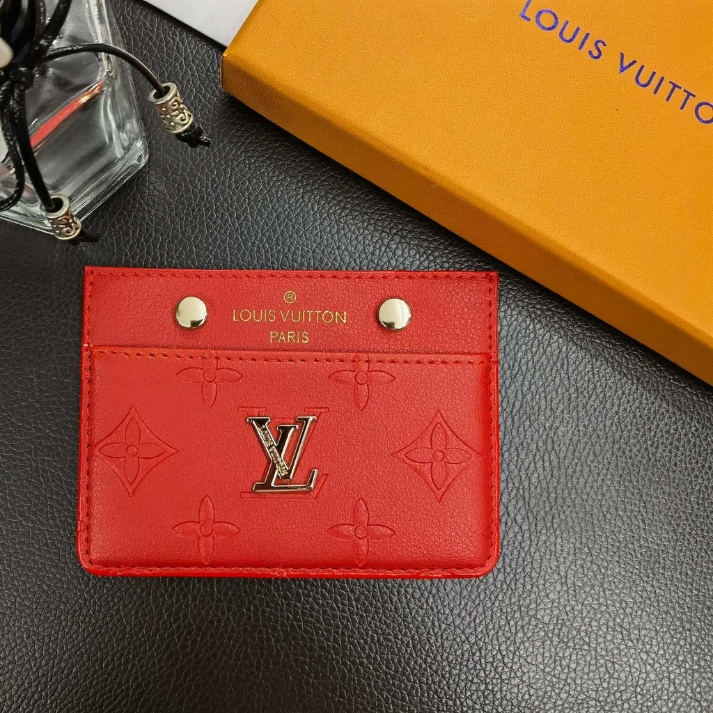 LV Signature Slim Card Holder Wallet
