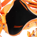 Le Cagole Giant Studs Shoulder Bag Leather XS