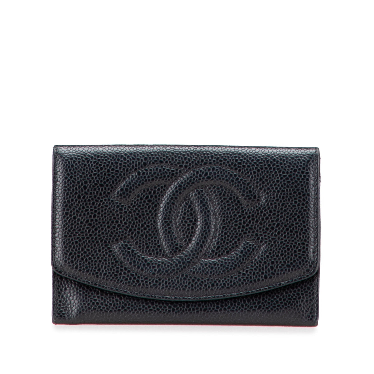 Timeless CC Flap Wallet Caviar Small