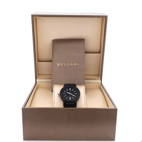 Bvlgari Quartz Watch PVD Stainless Steel 33