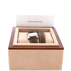 Heure H Double Tour Quartz Watch Stainless Steel and Leather 21