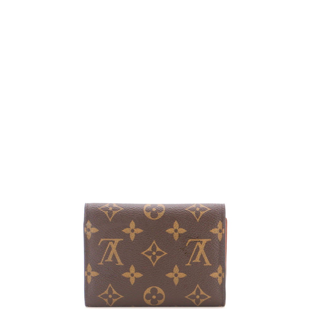 Flower Wallet Monogram Canvas Compact