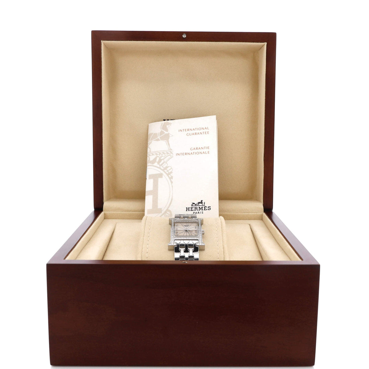 Heure H Quartz Watch Stainless Steel with Diamond Bezel 21