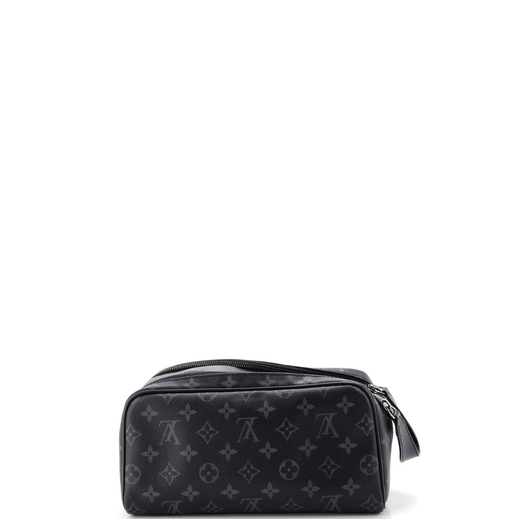 Dopp Kit Toiletry Pouch Monogram Eclipse Canvas