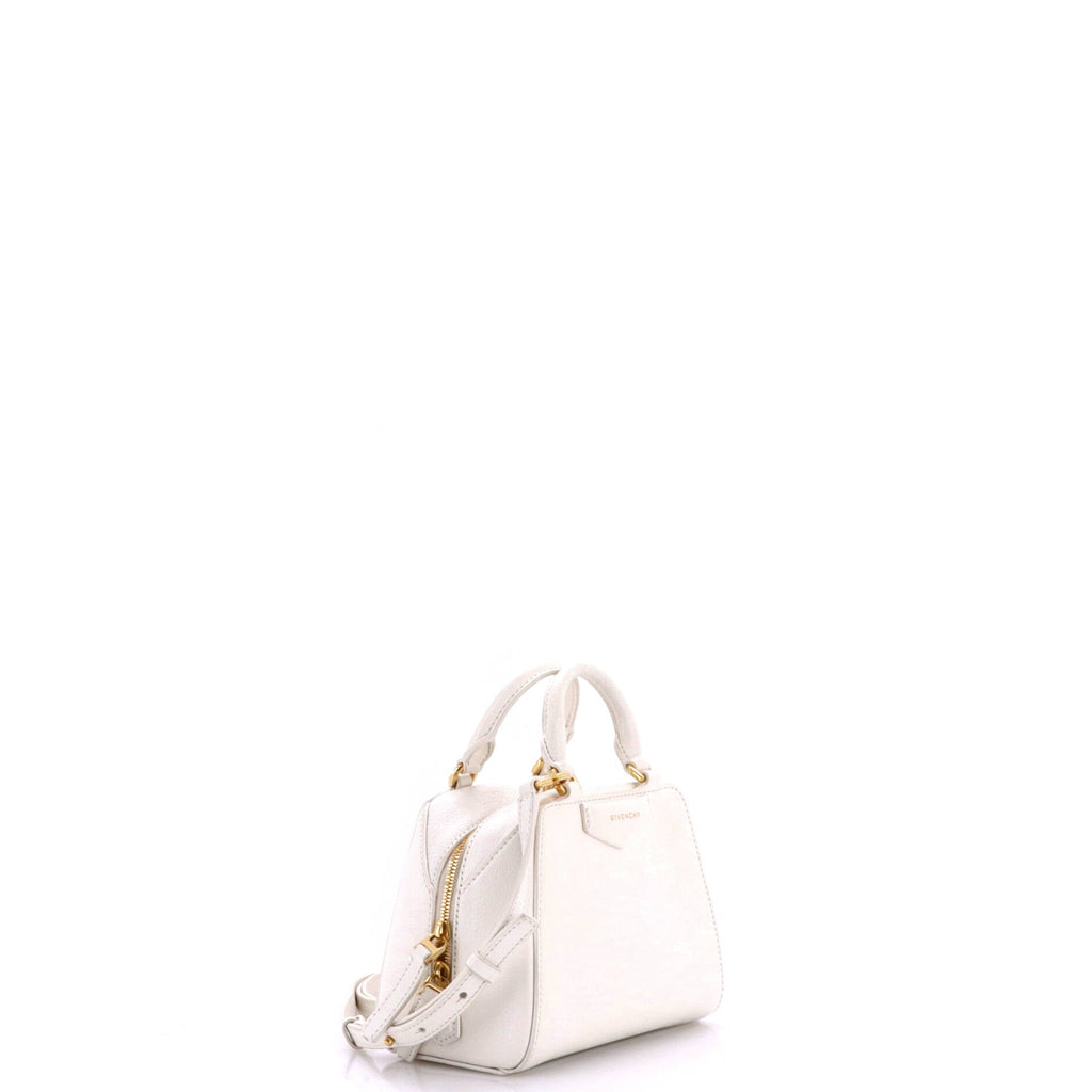 Antigona Cube Bag Leather Nano