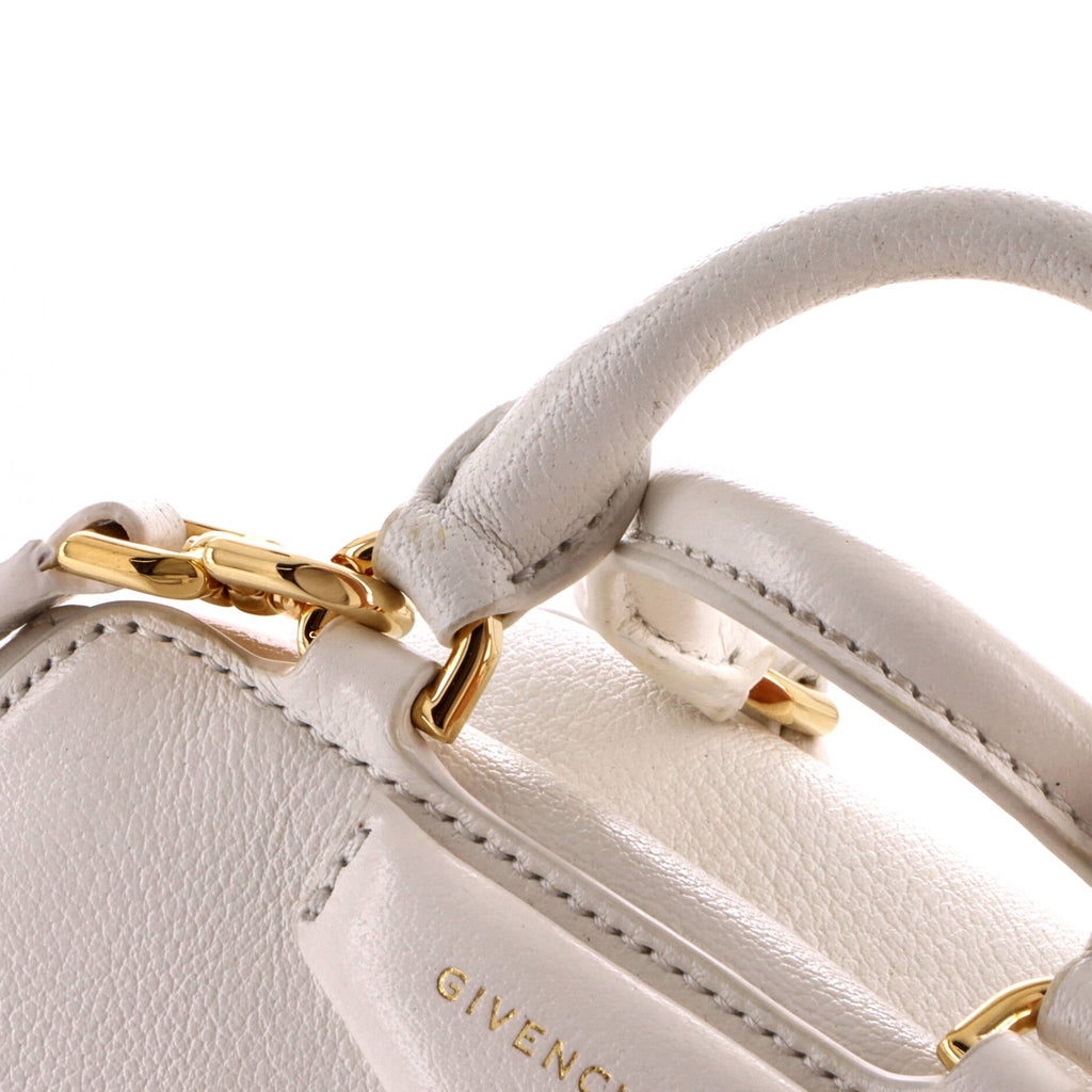 Antigona Cube Bag Leather Nano