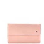 Camellia CC Flap Wallet Leather