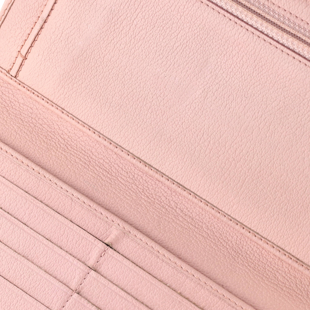Camellia CC Flap Wallet Leather