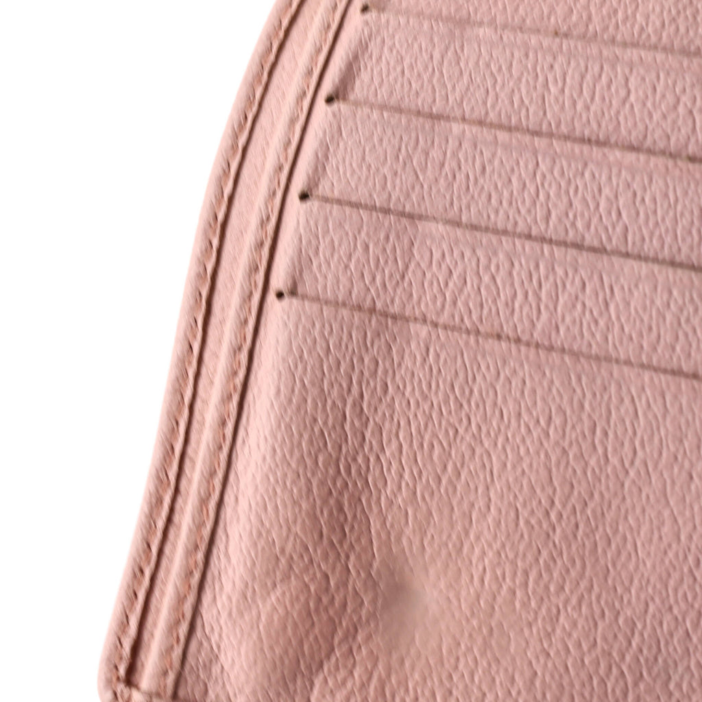 Camellia CC Flap Wallet Leather