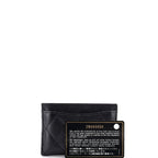 Classic Card Holder Quilted Caviar