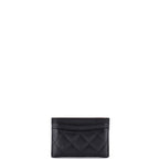 Classic Card Holder Quilted Caviar