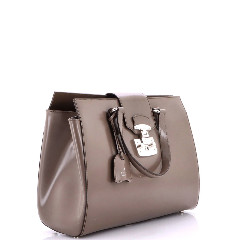 Lady Lock Tote Leather Medium