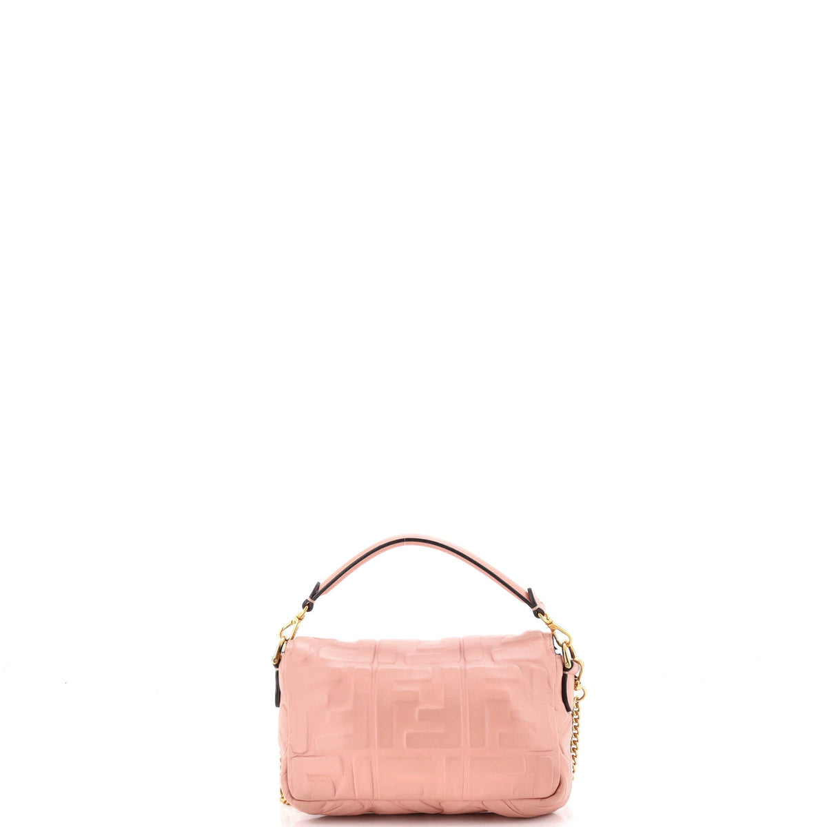 Baguette NM Bag Zucca Embossed Leather Mini