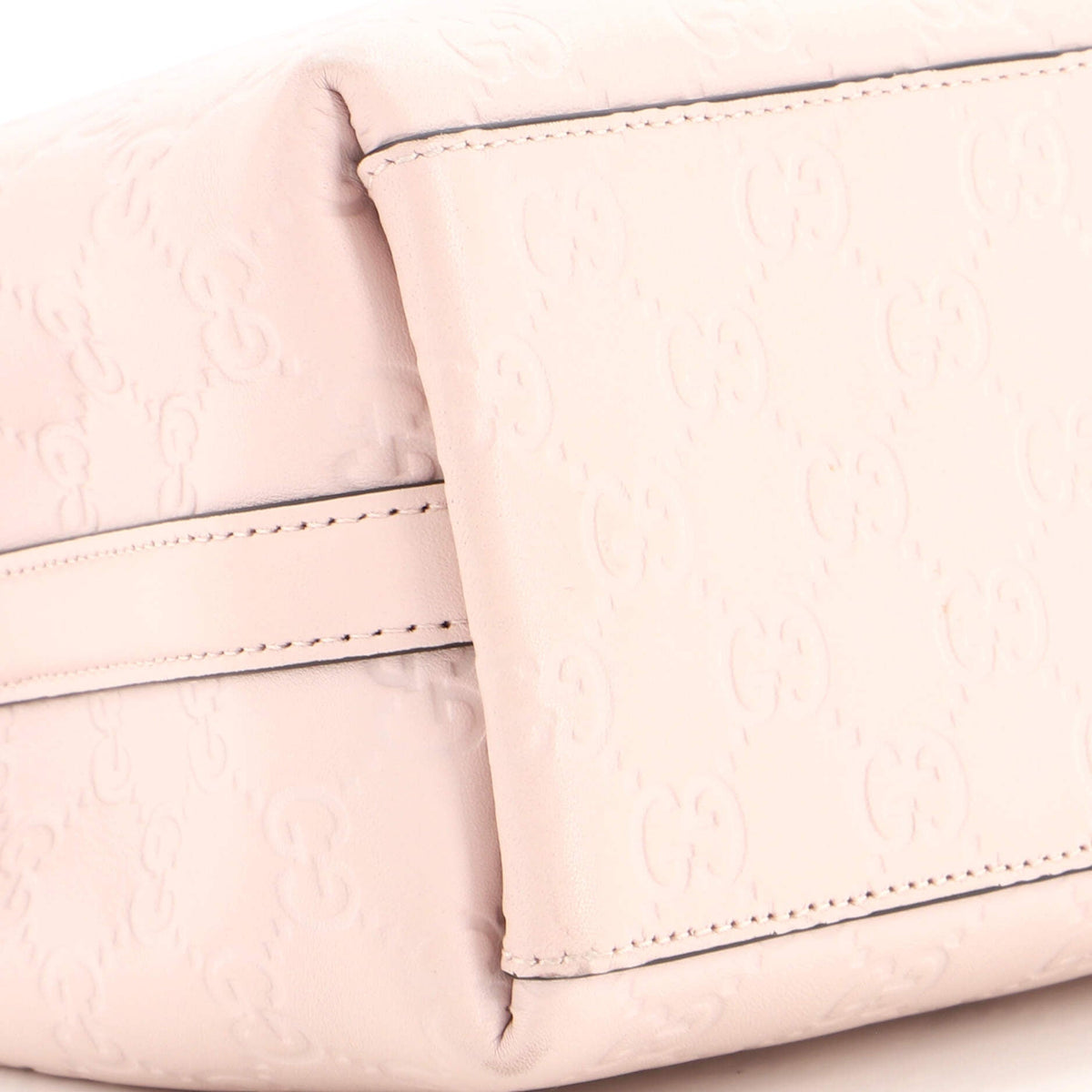 GG Emblem Bucket Bag GG Embossed Leather Small
