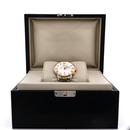 Atlas Dome Chronograph Automatic Watch Stainless Steel and Rose Gold 42