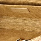 Lady D-Joy Bag Cannage Embroidered Raffia Medium