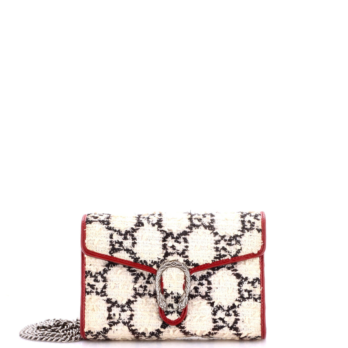Dionysus Chain Wallet GG Tweed Small