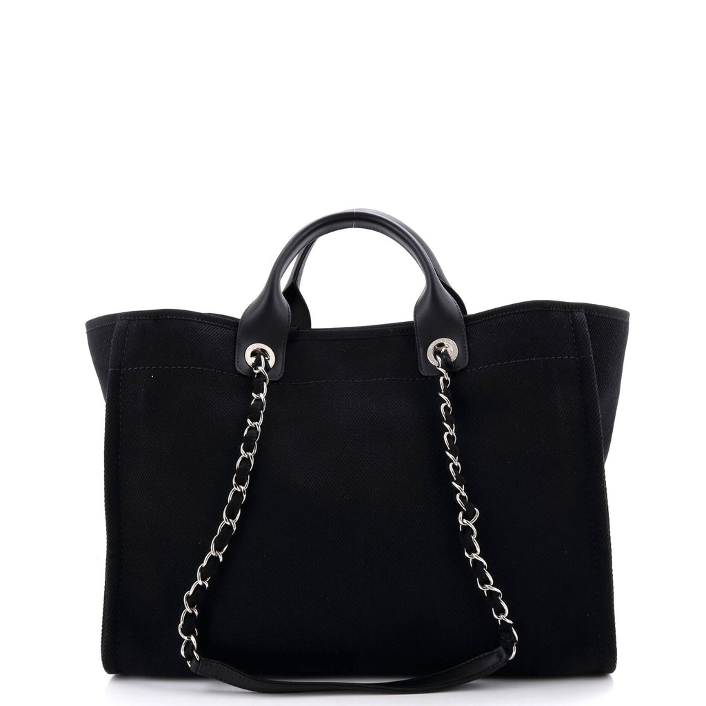 Deauville Tote Pearl Embellished Canvas Medium