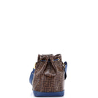 Mon Tresor Bucket Bag Zucca Coated Canvas Small