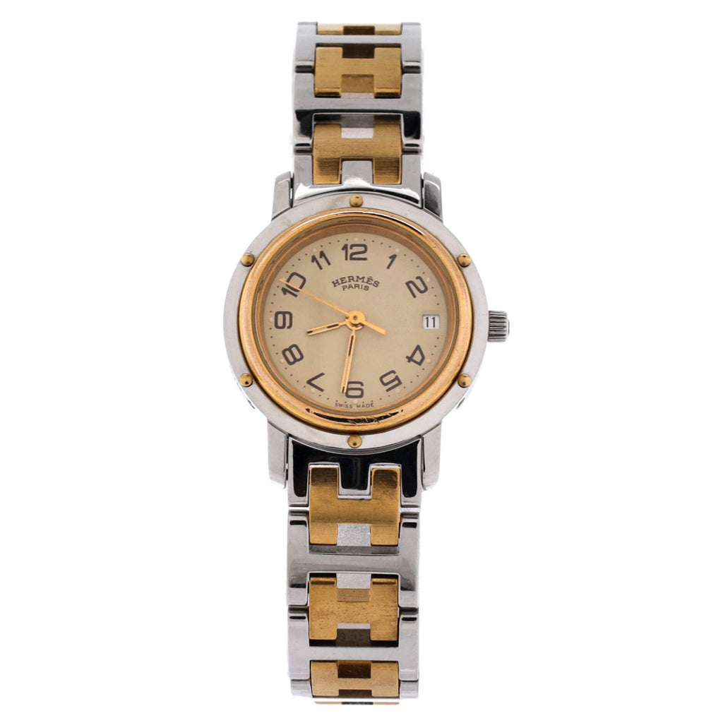 Clipper Quartz Watch Stainless Steel with Plated Metal 24