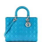 Lady Dior Bag Cannage Quilt Lambskin Large