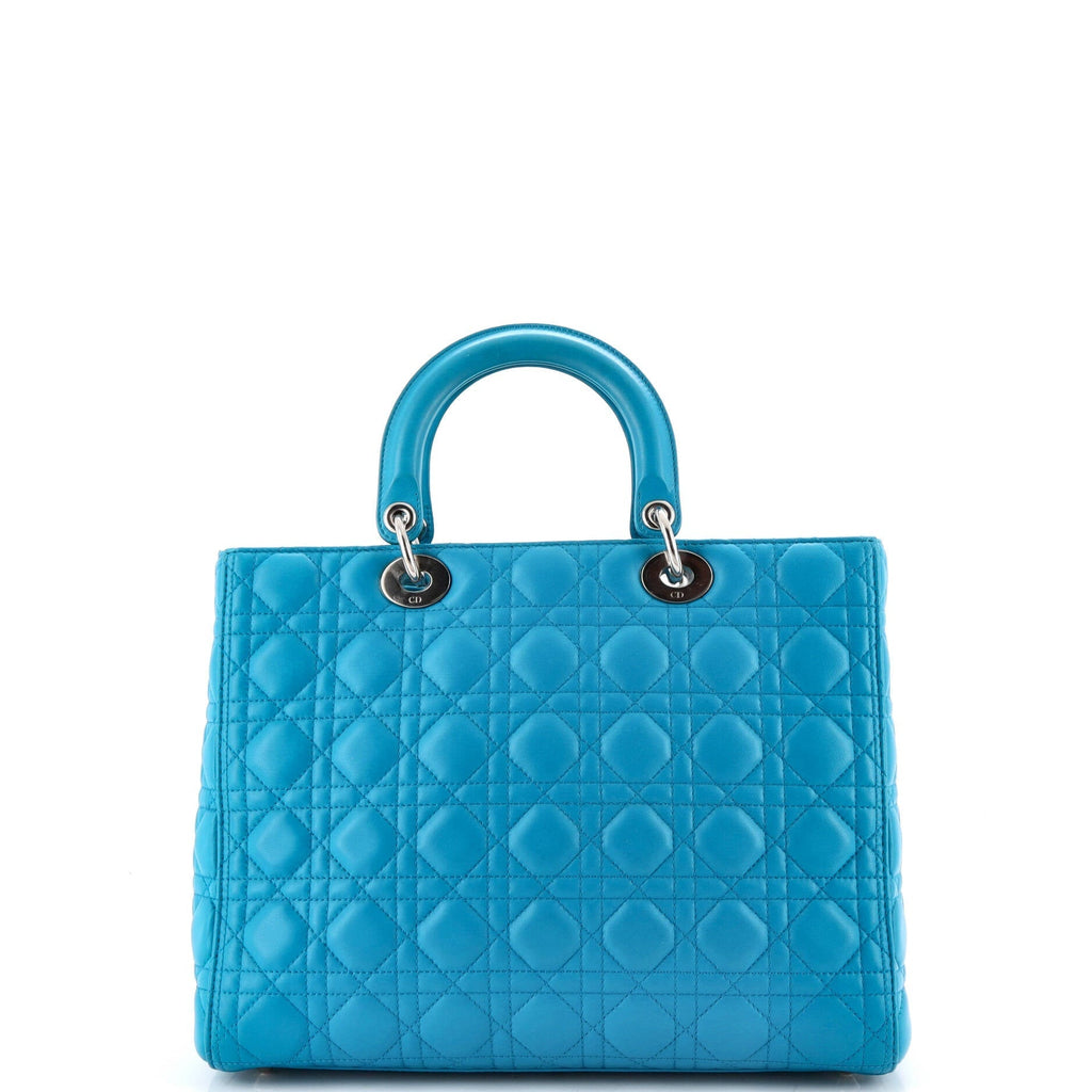 Lady Dior Bag Cannage Quilt Lambskin Large
