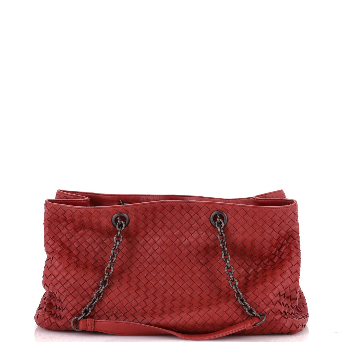 Double Chain Tote Intrecciato Nappa Large