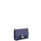 Chic Pearls Flap Bag Quilted Lambskin Small