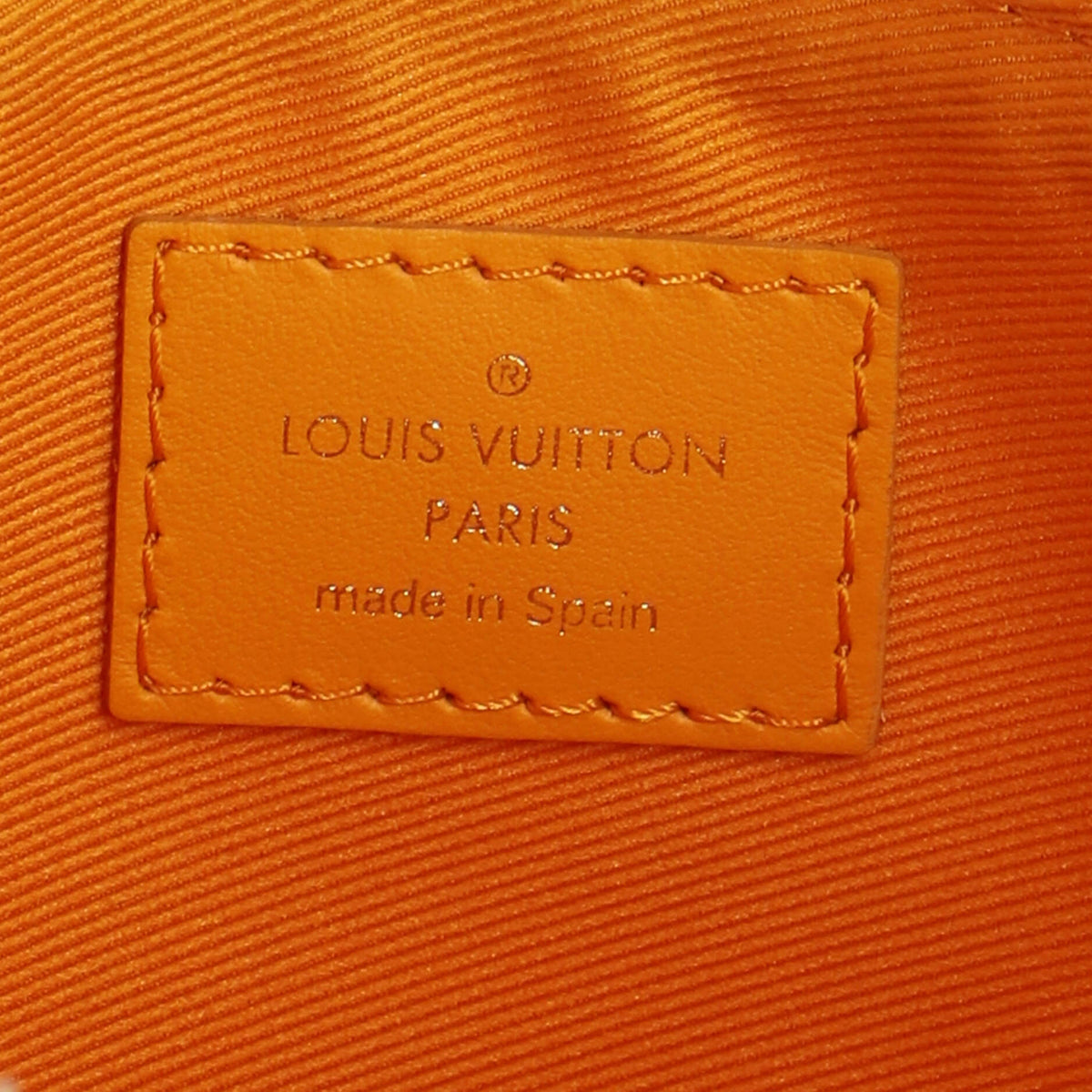 Double Flat Messenger Bag Limited Edition Logo Story Monogram Canvas and Denim