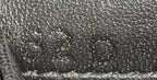 Wallet on Chain Diagramme Quilted Leather Small