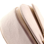 Thread Around Flap Bag Quilted Caviar Medium