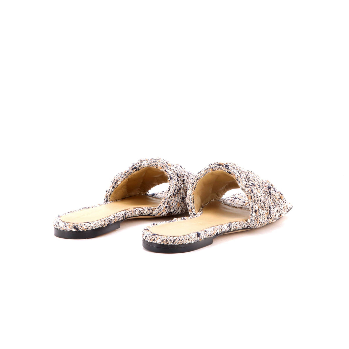 Women's The Padded Flat Sandals Quilted Boucle