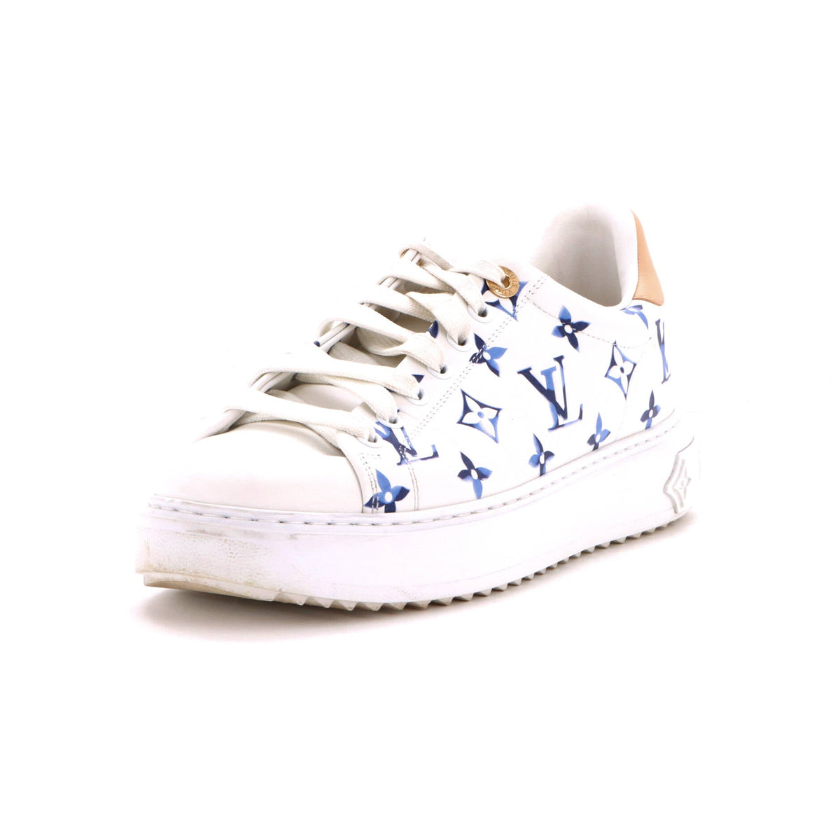 Women's Time Out Sneakers Monogram Print Leather