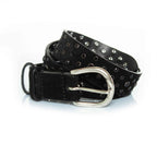 Isabel Marant, Black suede belt with black stones