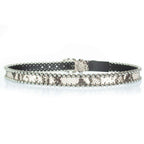 Isabel Marant, Zap belt with studs and snake print
