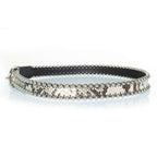 Isabel Marant, Zap belt with studs and snake print