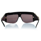 Chanel, vintage black chain sunglasses