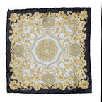 Versace, pocket square with baroc print