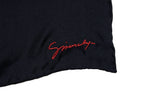 Givenchy, black pocket square with embroidery