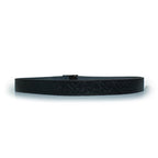 Burberry, B embossed leather belt in black