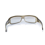 Gucci, Oliver green vintage shield sunglasses