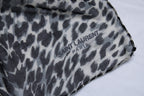 Saint Laurent, leopard printed square scarf