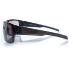 Gucci, shield sunglasses in black