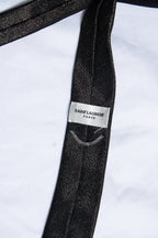Saint Laurent, black and gold tie