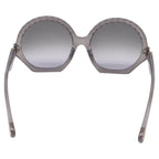 Chloé Vera Seashell Round Sunglasses in Grey Acetate