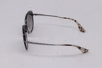 Prada Catwalk SPR58U Oval Sunglasses in Grey Metal