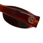 Gucci GG2566/S Interlocking G Sunglasses in Red Acetate